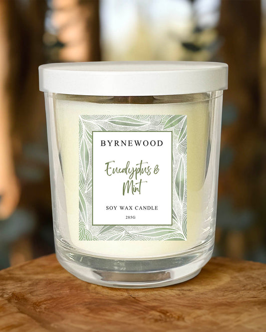 Eucalyptus & Mint Soy Wax Candle 285g