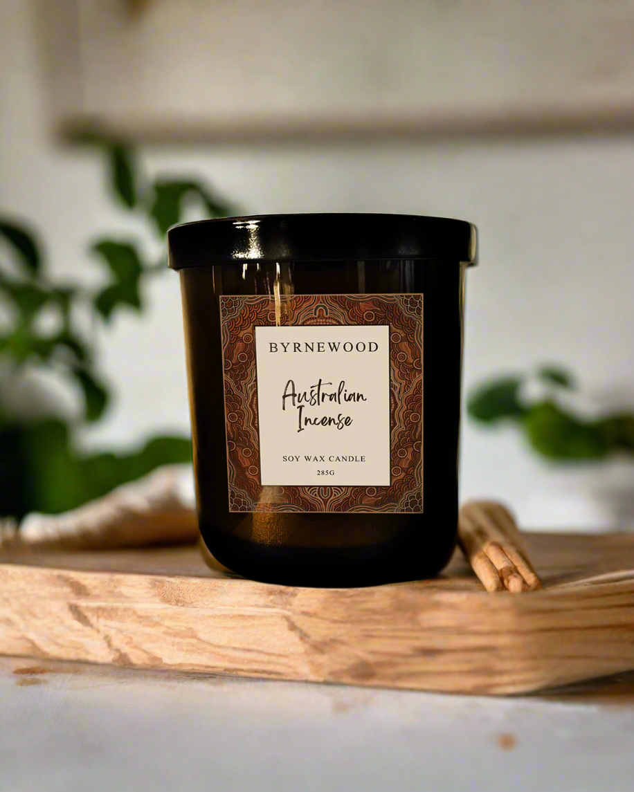 Byrnewood Candle, Gold Coast Candle, Scented Candle, Incense Candle 