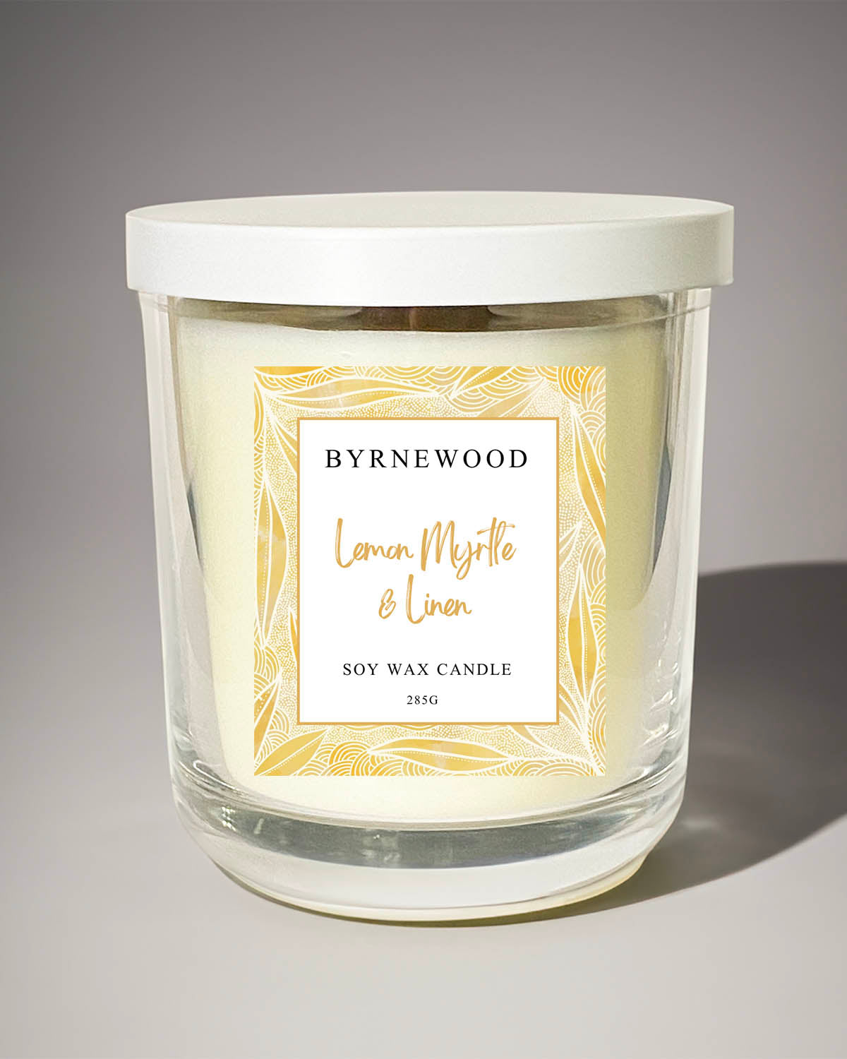 Citrus candle, Lemon candle, lemon myrtle candle, linen candle, soy wax candle, australian candle