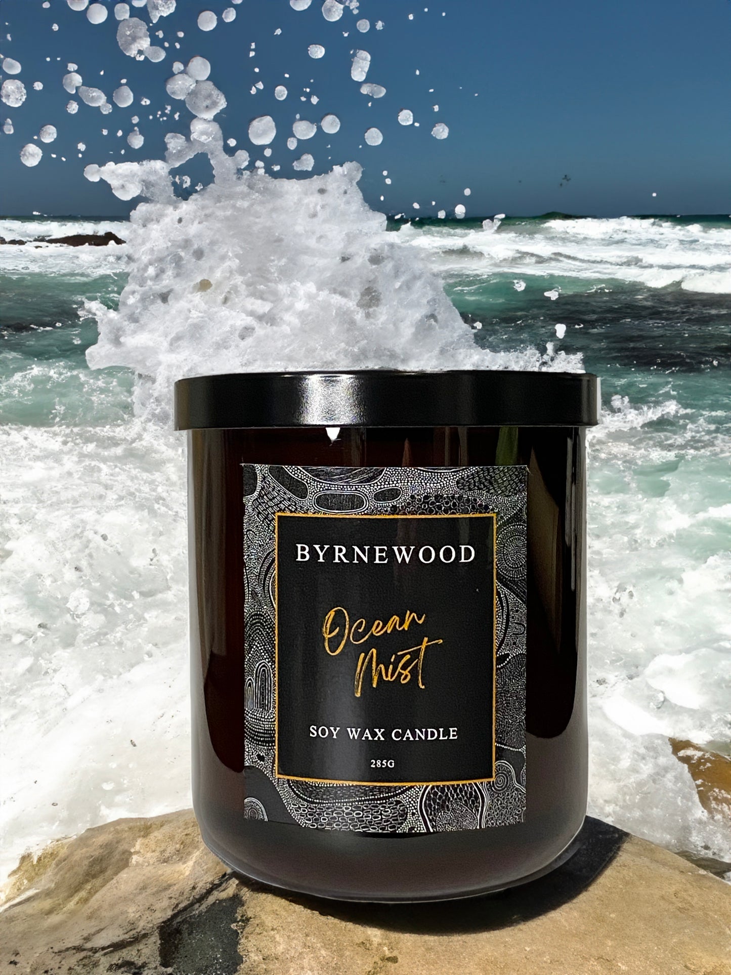 New Fresh Scent - Ocean Mist Soy Wax Candle 285g