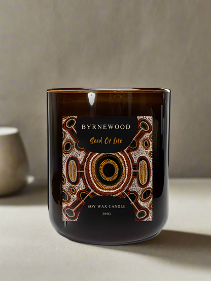 Byrnewood Candle, Gold Coast Candle, Warm Candle, Masculine Candle, Scented Candle 