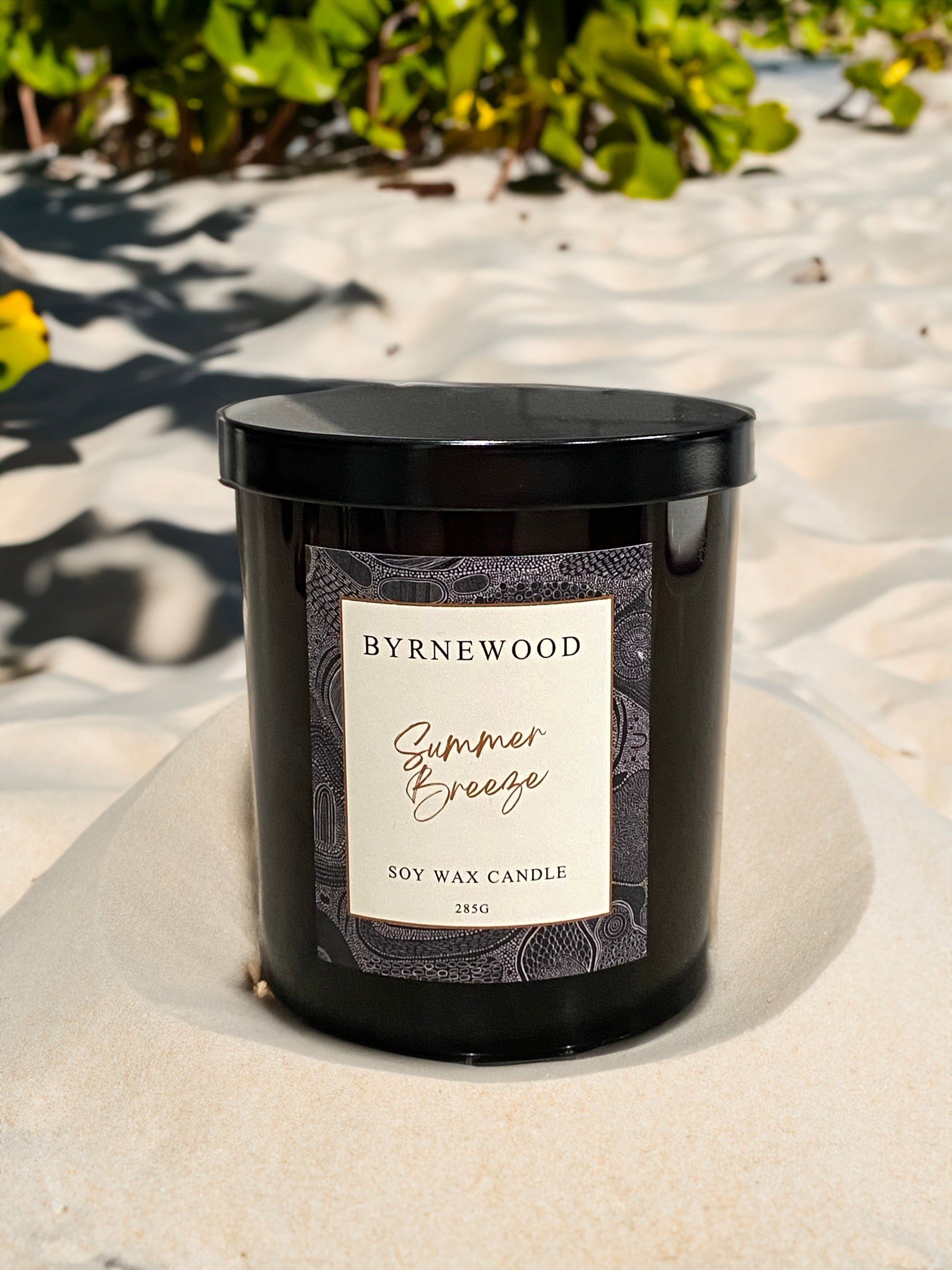 Summer Breeze Candle, soy wax candle, Gold Coast Made candle, scented candle, Fresh scent candle Byrnewood candle 